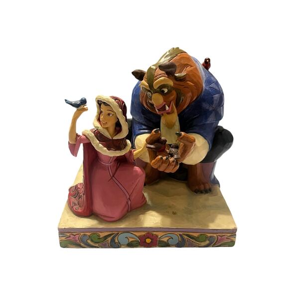 Jim Shore Disney Showcase Beauty and the Beast Something There Figure - Picture 1 of 6